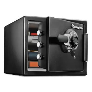 Fire-Safe with Tubular Key and Combination Access, 0.8 cu ft, 16.3"W x 19.3"D x 13.7"H