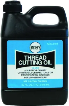 HARVEY 016100 Thread Cutting Oil, 1 qt Package, Bottle, Clear