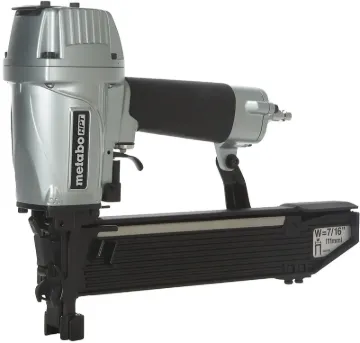 HITACHI N5008AC2 Construction Stapler, 3/8 in Air Inlet, 150 Magazine, Standard Crown Staple, 7/16 i