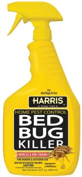 Harris HBB-32 Bed Bug Killer, Liquid, Spray Application, 32 oz Package