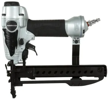 HITACHI N3804AB3 Stapler, 1/4 in Air Inlet, 125 Magazine, Narrow Crown Staple, 1/4 in W Crown, Alumi