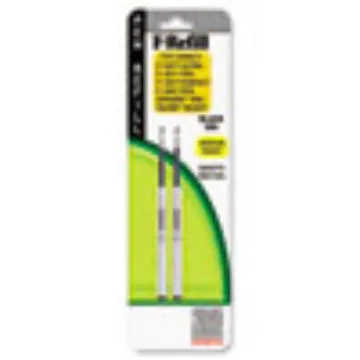F-Refill for Zebra F-Series Ballpoint Pens, Medium Conical Tip, Black Ink, 2/Pack