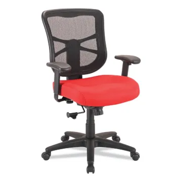 Alera Elusion Series Mesh Mid-Back Swivel/Tilt Chair, Supports Up to 275 lb, 17.9" to 21.8" Seat Hei