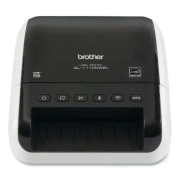 QL-1110NWBC Wide Format Professional Label Printer, 69 Labels/min Print Speed, 5.9 x 6.7 x 8.7