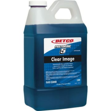 Clear Image Glass and Surface Cleaner, Rain Fresh Scent, 67.6 oz Bottle, 4/Carton