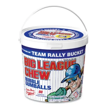 Bubble Gum Balls, Outta' Here Original, 80 Balls/Tub