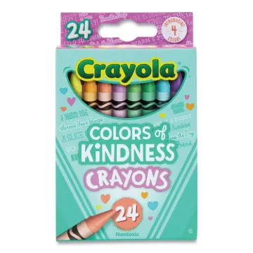 Colors of Kindness Crayons, Assorted, 24/Pack
