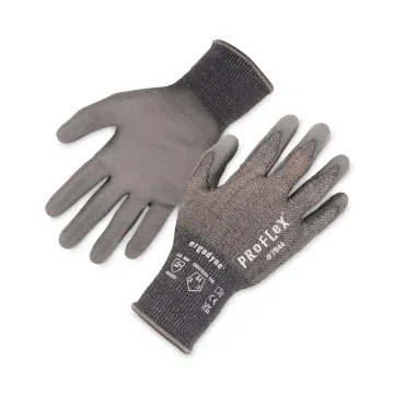 ProFlex 7044 ANSI A4 PU Coated CR Gloves, Gray, X-Large, 12 Pairs/Pack, Ships in 1-3 Business Days