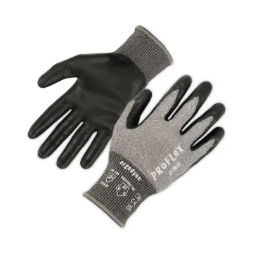 ProFlex 7072 ANSI A7 Nitrile-Coated CR Gloves, Gray, 2X-Large, Pair, Ships in 1-3 Business Days