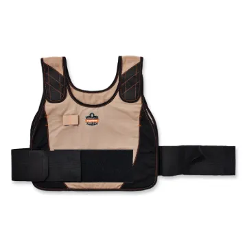 Chill-Its 6240 Phase Change Cooling Vest Elastic Extenders, 3.5", Black, Ships in 1-3 Business Days