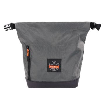 Arsenal 5186 Full Respirator Bag with Roll Top Closure, 7.5 x 13.5 x 13.5, Gray, Ships in 1-3 Busine
