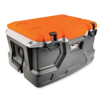 Chill-Its 5171 48-Quart Industrial Hard Sided Cooler, Orange/Gray, 20/Pallet, Ships in 1-3 Business