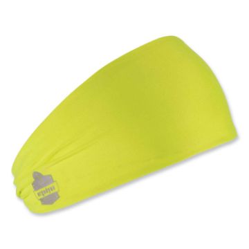 Chill-Its 6634 Performance Knit Cooling Headband, Polyester/Spandex, One Size Fits Most, Lime, Ships