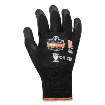 ProFlex 7001 Nitrile-Coated Gloves, Black, X-Large, Pair, Ships in 1-3 Business Days