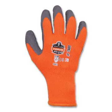 ProFlex 7401-CASE Coated Lightweight Winter Gloves, Orange, Medium, 144 Pairs/Carton, Ships in 1-3 B