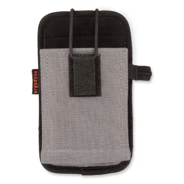 Squids 5542 Phone Style Scanner Holster w/Belt Loop, Large, 1 Comp, 3.75x1.25x 6.5, Polyester,Gray,S