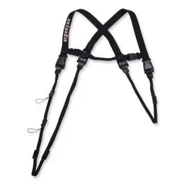 Squids 3132 Barcode Scanner Lanyard Harness, Small: 13" Arm Strap, 32" Long Lanyard Strap, Black, Sh