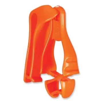 Squids 3405 Belt Clip Glove Clip Holder, 1 x 1 x 6, Acetal Copolymer, Orange, Ships in 1-3 Business
