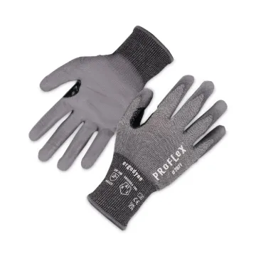 ProFlex 7071 ANSI A7 PU Coated CR Gloves, Gray, X-Large, Pair, Ships in 1-3 Business Days