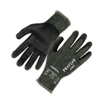 ProFlex 7070 ANSI A7 Nitrile Coated CR Gloves, Green, X-Large, 12 Pairs/Pack, Ships in 1-3 Business