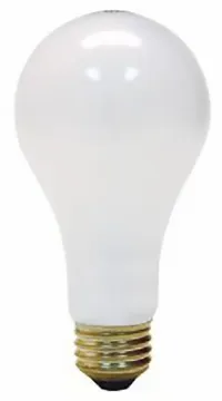 Incandescent Basic Bulb, A21, 200 W, Soft White