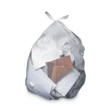 Linear Low-Density Can Liners, 50-56 gal, 2 mil, 43 x 48, Clear, 100/Carton