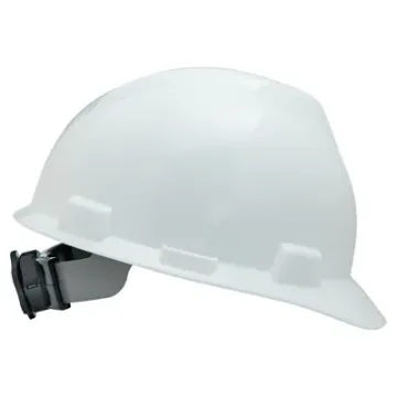 V-Gard Hard Hats, Ratchet Suspension, Size 6.5 to 8, White