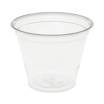 EarthChoice Recycled Clear Plastic Cold Cups, 9 oz, Clear, 975/Carton
