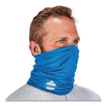 Chill-Its 6487 Cooling Performance Knit Multi-Band, Polyester/Spandex, One Size Fits Most, Blue, Shi