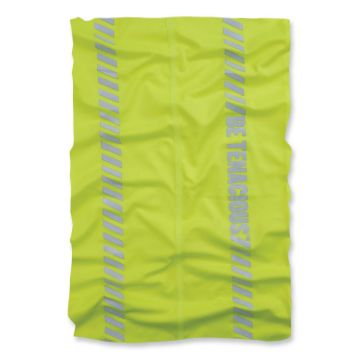 Chill-Its 6487R Reflective Cooling Multi-Band, Polyester/Spandex, One Size Fits Most, Hi-Vis Lime, S