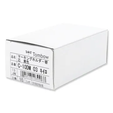 Mechanical Wax-Based Marking Pencil Refills. 4.4 mm, Yellow, 10/Box