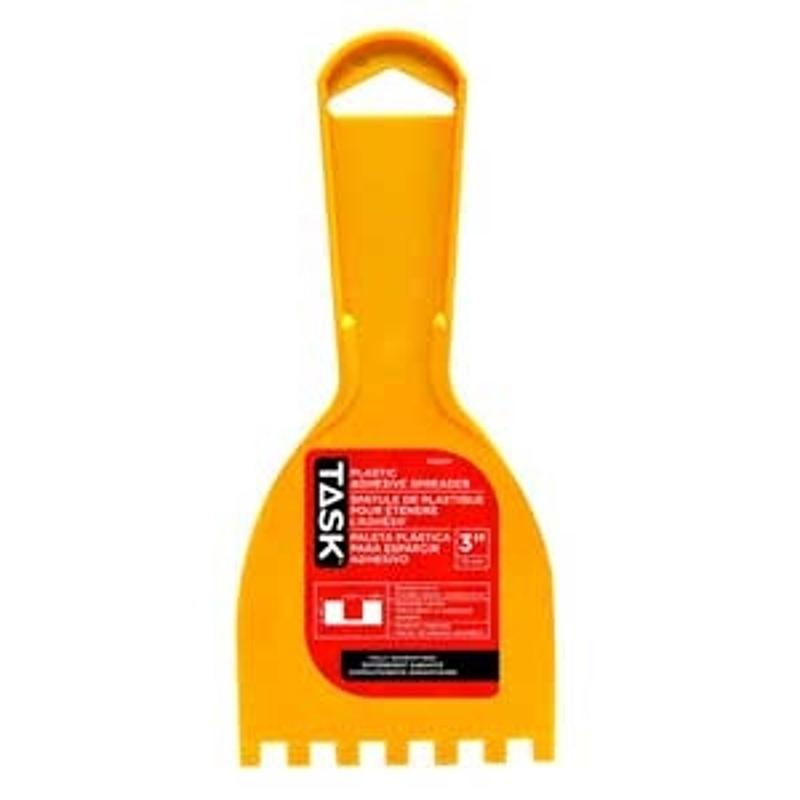 TASK T34311 Adhesive Spreader, Saw Tooth Blade, Plastic Blade Plastic