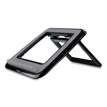 I-Spire Series Laptop Quick Lift, 12.63" x 11.25" x 1.63" to 12.63", Black, Supports 9.92 lbs