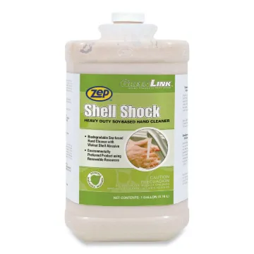 Shell Shock Heavy Duty Soy-Based Hand Cleaner, Cinnamon, 1 gal Bottle, 4/Carton