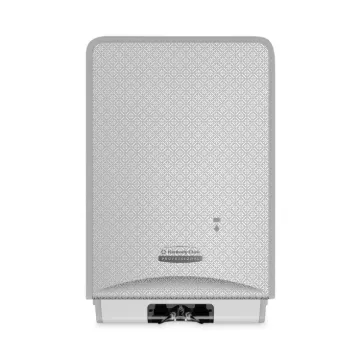 ICON Automatic Soap and Sanitizer Dispenser, 1.2 L, 8.06 x 14.18 x 4.75, Silver Mosaic