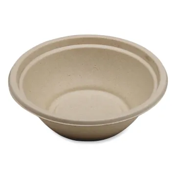 Fiber Bowls, 24 oz, 7.4 x 7.4 x 2.3, Natural, Paper, 500/Carton