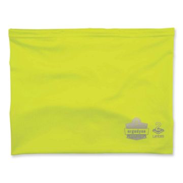 Chill-Its 6489 2-Layer Cooling Performance Knit Multi-Band, Polyester/Spandex, S/M, HiVis Lime, Ship