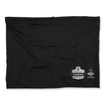 Chill-Its 6489 2-Layer Cooling Performance Knit Multi-Band, Polyester/Spandex, Small/Med, Black, Shi