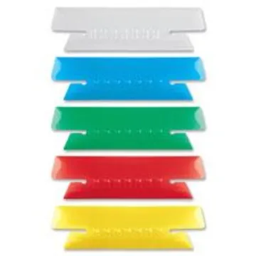 Transparent Colored Tabs For Hanging File Folders, 1/3-Cut, Pink, 3.5" Wide, 25/Pack