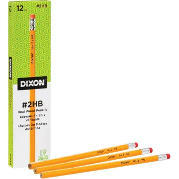 No. 2 Pencil, HB (#2), Black Lead, Yellow Barrel, Dozen