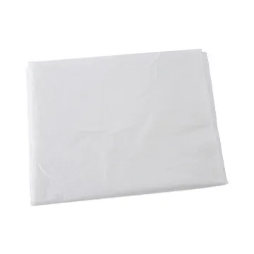 High Density Industrial Can Liners Flat Pack, 60 gal, 16 microns, 38 x 60, Natural, 100/Carton
