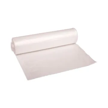High Density Industrial Can Liners Coreless Rolls, 30 gal, 16 microns, 30 x 37, Natural, 25 Bags/Rol