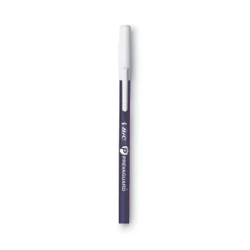 PrevaGuard Ballpoint Pen, Stick, Medium 1 mm, Blue Ink/Blue Barrel, 8/Pack