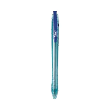 ReVolution Ocean Bound Ballpoint Pen, Retractable, Medium 1 mm, Blue Ink/Translucent Blue Barrel, Do