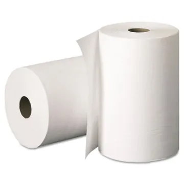 8" x 350ft WHITE ROLL TOWEL 12/CS