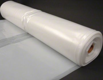 10' x 100' 4Mil Clear Drop Cloth, 100/Pallet, 1 Roll/Case