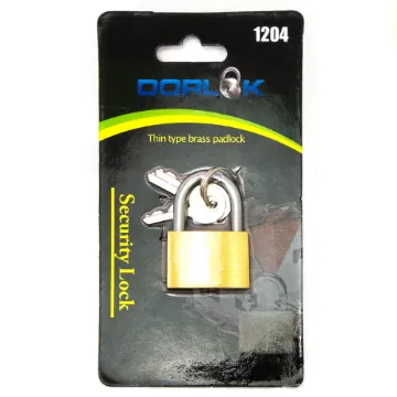 1-1/4" (30mm) Standard Shackle Brass Padlock
