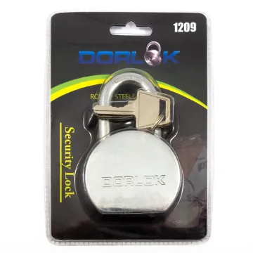 2-5/8" (65mm) Standard Hardened Shackle Round Steel Padlock with 3 Keys