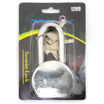 2-5/8" (65mm) Long Hardened Shackle Round Steel Padlock with 3 Keys