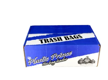 50" x 48" 65 Gallon 1.5Mil Clear Trash Bags, 50/Case